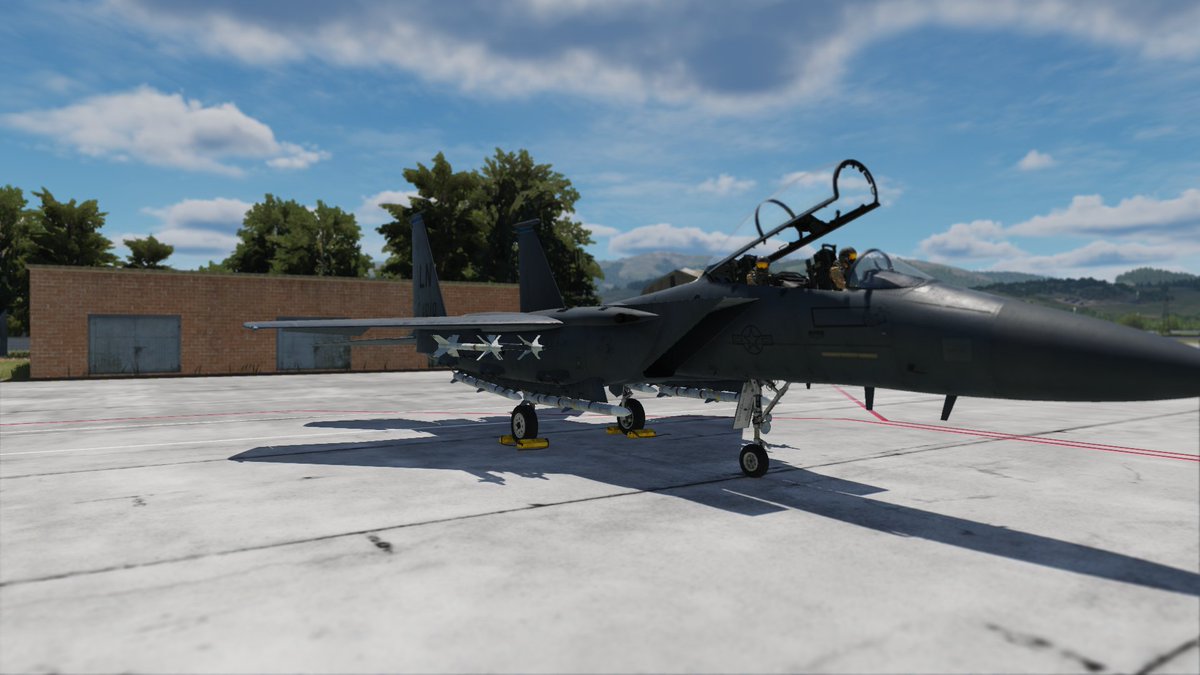 Cinari_Amatuka's tweet image. F-15E
とりあえずマニュアル見ずに始動～離陸
大体の西側機でもう慣れた
#DCSWORLD #RAZBAM