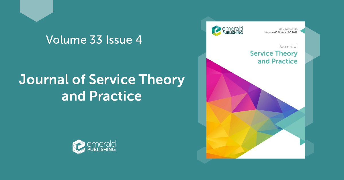JSTP_news's tweet photo. JSTP new issue 33.4 out now! Take a look inside the latest issue 👀 https://t.co/2z1AReezhe #services #service #servicedesign #servicemanagement #marketing #cocreation #innovation #entrepreneurship #hospitality https://t.co/lqoKLdzA0S