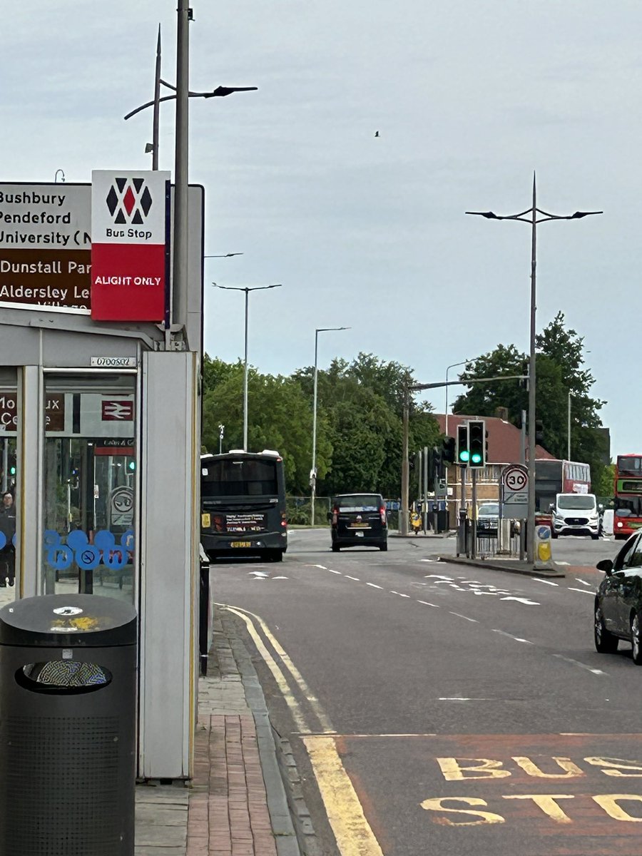 Kefrif's tweet photo. @nxwestmidlands Stood at bus stop at University of Wolverhampton. 32 bus , mostly empty was supposed to stop and did not - rolled past in low gear. 5 people, including 2 schoolchildren not able to continue to work/ school.

Have a word. https://t.co/NwkkFPGYDR