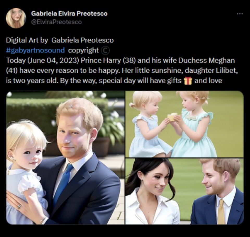 @Marilyn_1953 @Mistysdad1 I saw a squaddie post this shite on Invisibets “birthday”🤣the #SussexSewerSquad💩
All need sectioning!! #HarryAndMeghanAreChildless #SussexBabyScam