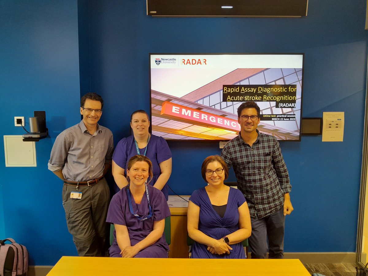 Newcastle Stroke Research (@researchstroke) on Twitter photo First training day for the RADAR study. Thanks to the Northumbria Healthcare team for hosting another important research study to improve stroke care 👏👏. <a href="/UpfrontDx/">Upfront Diagnostics</a> @NIHR_NCL_MIC First training day for the RADAR study. Thanks to the Northumbria Healthcare team for hosting another important research study to improve stroke care 👏👏. <a href="/UpfrontDx/">Upfront Diagnostics</a> @NIHR_NCL_MIC