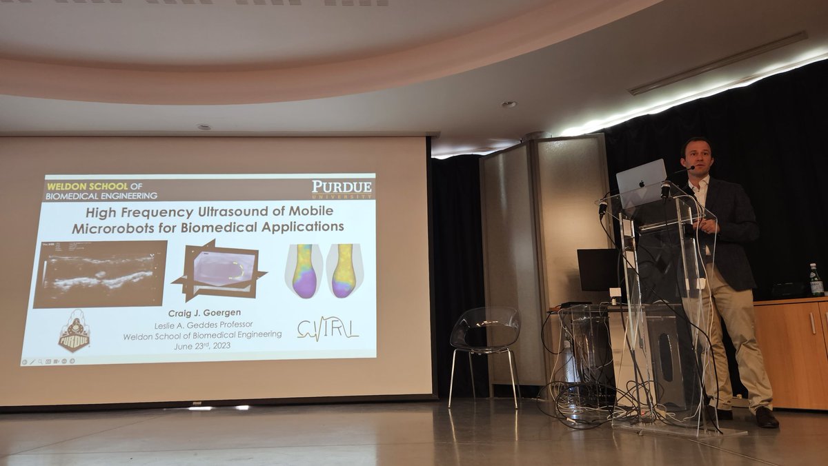 First in vivo imaging seminar series:
Dr Craig Goergen from Purdue University