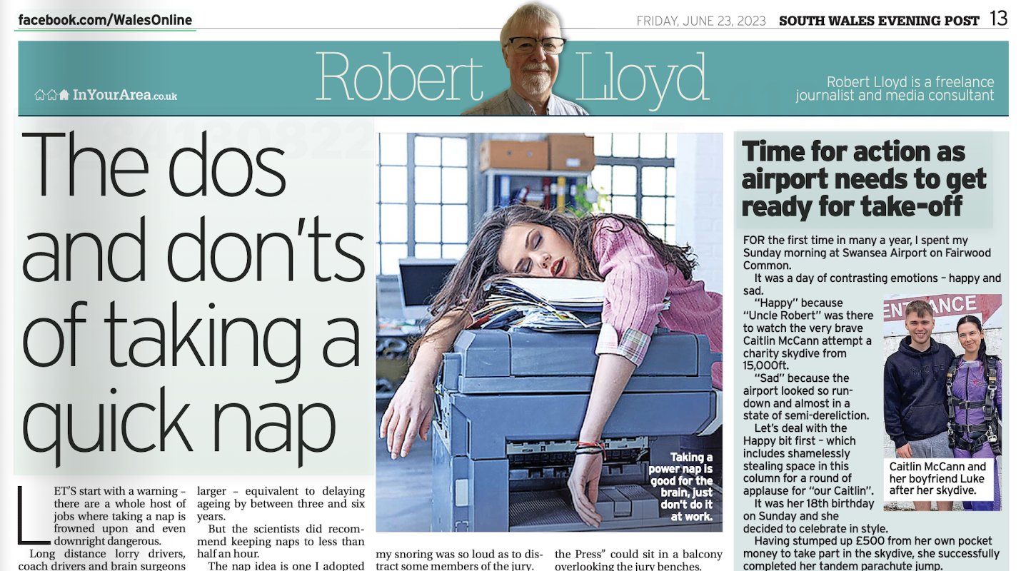 Robert Lloyd on Twitter "This chap rlloydpr has his weekly column in