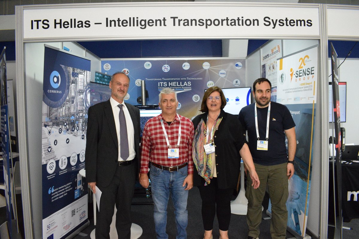 ISENSE_GROUP's tweet image. Among the projects represented by @ISENSE_GROUP with a booth at the #ITSLisbon2023 was @cRoadsGreece!! Attendees had the opportunity to get introduced to the #CRoads platform environment &amp;amp; C-ITS services of the Greek pilot via the #driving_similuator!!