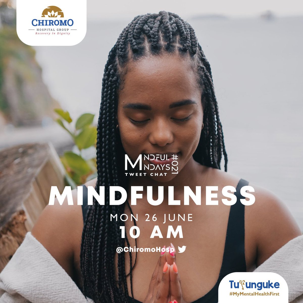 Wanjiku_Wanga's tweet photo. How well do you focus on your present for your mental health wellness? Save the date and time and let's talk # mindfulness courtesy of @ChiromoHospGrp
#MindfullMondays https://t.co/i8oTnX4PLW