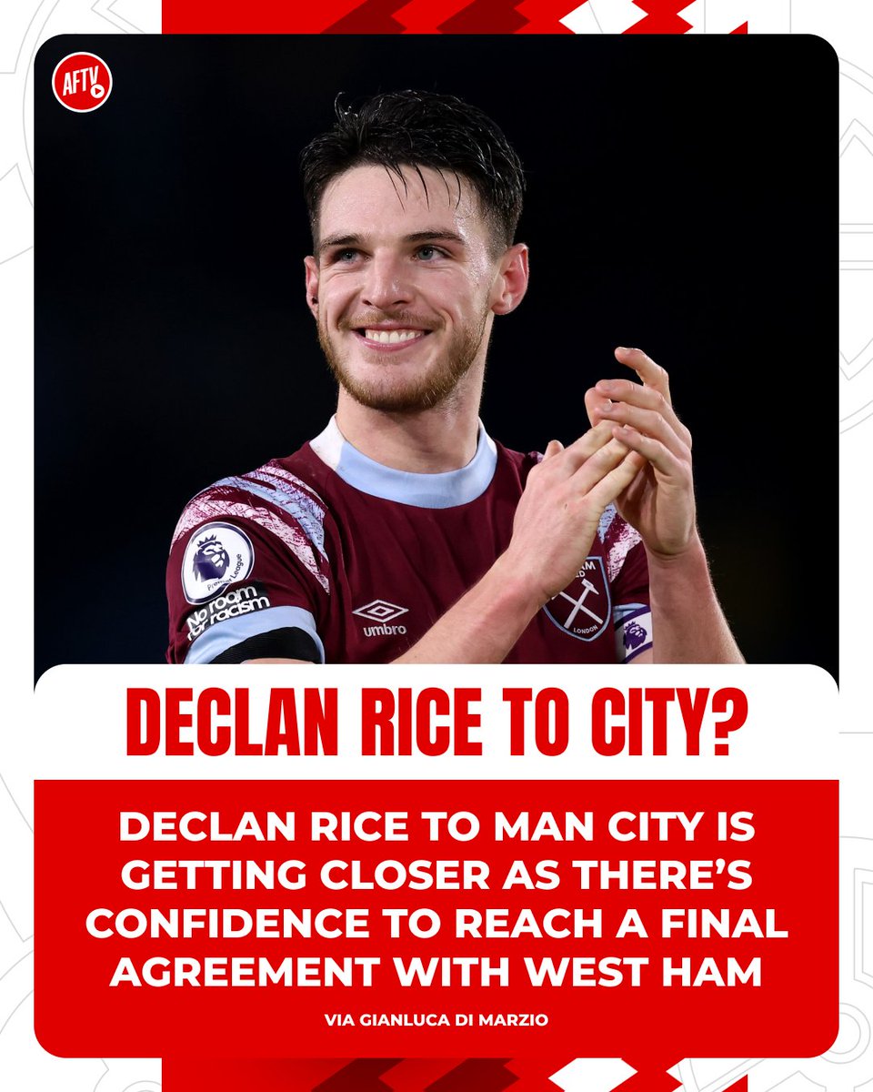 Can you see Declan Rice landing at Manchester City? 🙃

#AFC #Arsenal #MCFC