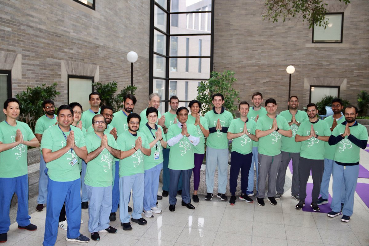 BSG (@bsgcardiology) on Twitter photo Happy International🧘♀️ Day! At MSH , we work hard, while our well-being is vital to take care with
<a href="/DoctorKini/">DoctorKini</a> , Dr Sharma, Dr. Goldman Our PD is the best not only in all interventional procedures but also in Yoga 🧘♀️, she is great role model for fellows Happy International🧘♀️ Day! At MSH , we work hard, while our well-being is vital to take care with
<a href="/DoctorKini/">DoctorKini</a> , Dr Sharma, Dr. Goldman Our PD is the best not only in all interventional procedures but also in Yoga 🧘♀️, she is great role model for fellows