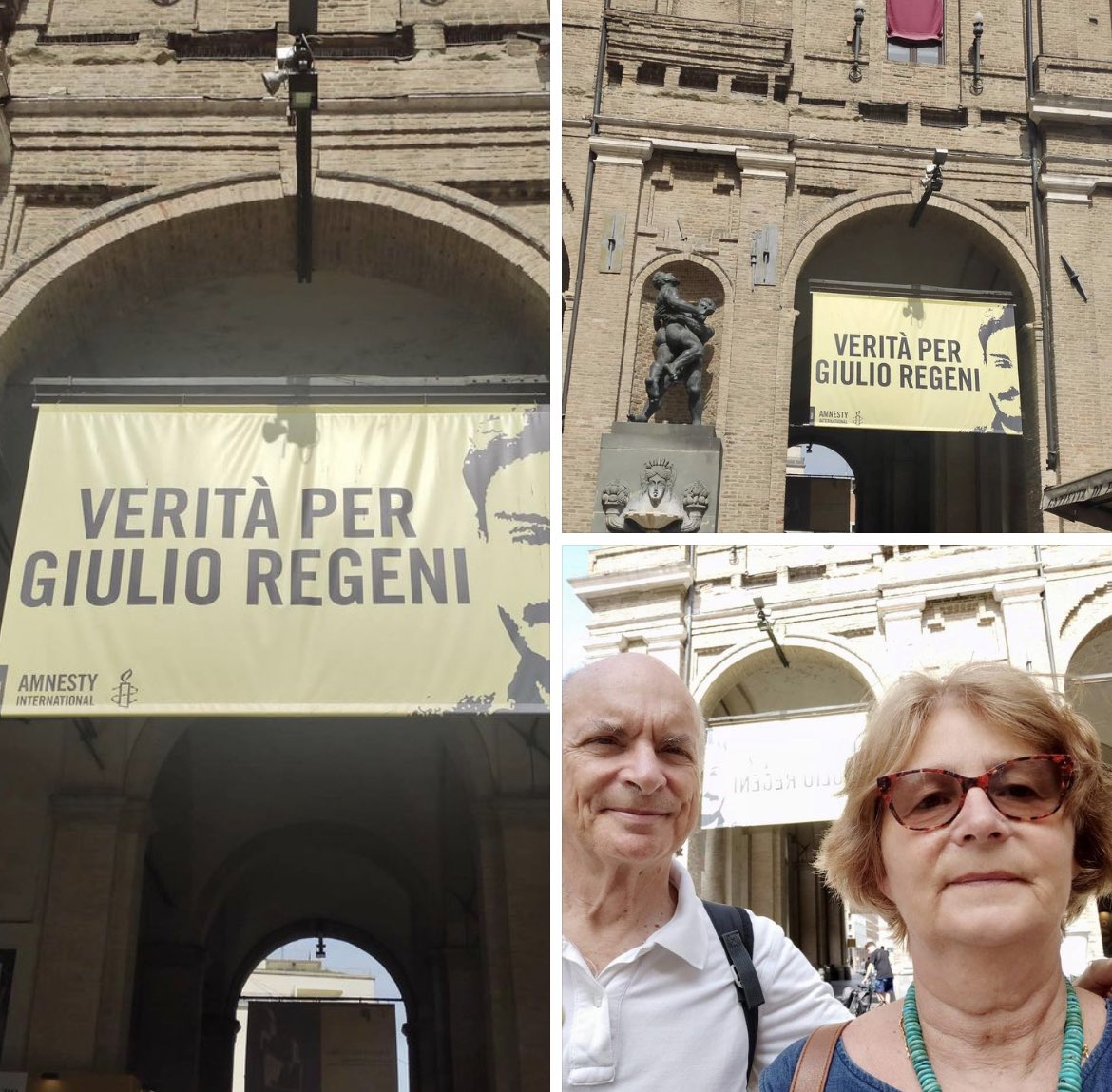I genitori di Giulio #Regeni a Parma, città amica di #veritaegiustiziaperGiulio