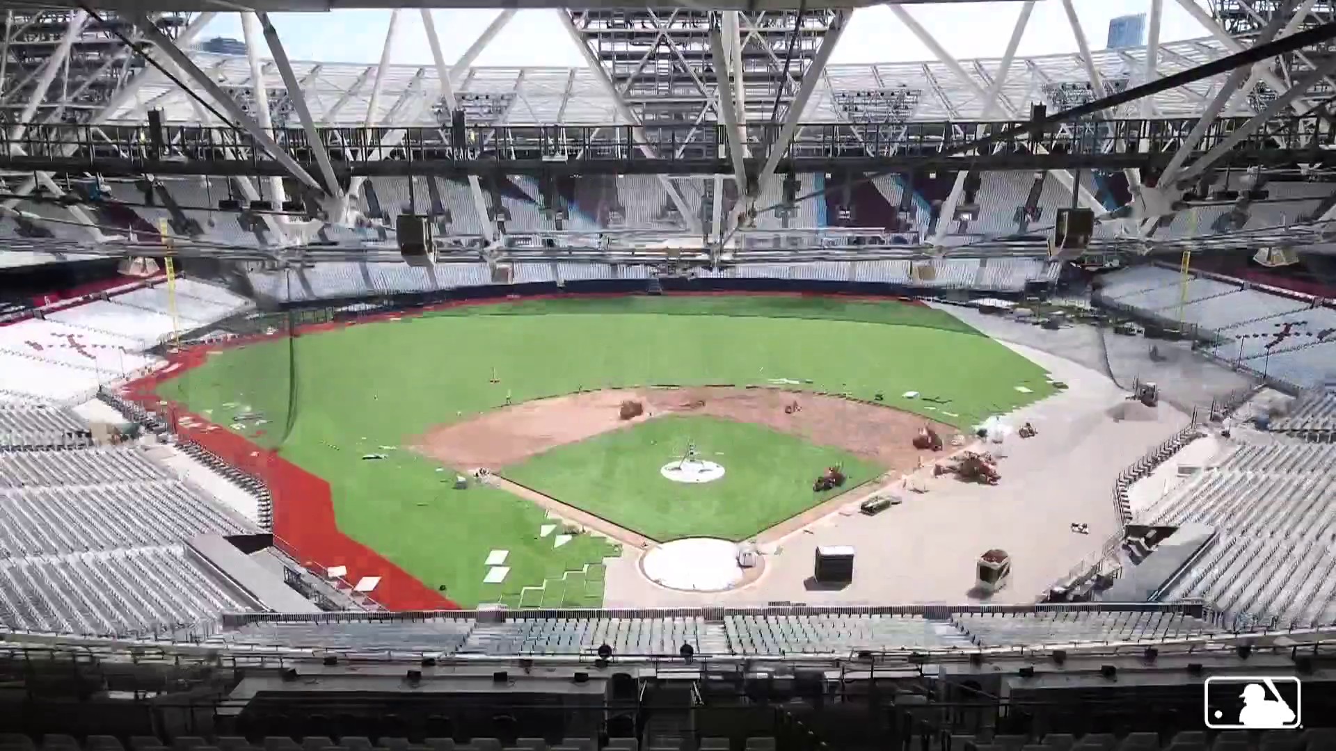 West Ham stadium transformed for baseball & MLB London Series