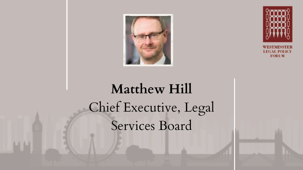 Join <a href="/WLPFEvents/">WLPF Events</a> on 17th July for an engaging and informative event featuring esteemed keynote speakers such as Julie Swan <a href="/sra_solicitors/">SRA</a> Mark Neale <a href="/barstandards/">Bar Standards Board</a> and Matthew Hill <a href="/LSB_EngandWal/">Legal Services Board</a> ! 

More details: westminsterforumprojects.co.uk/conference/Leg…  #WLPFEvents