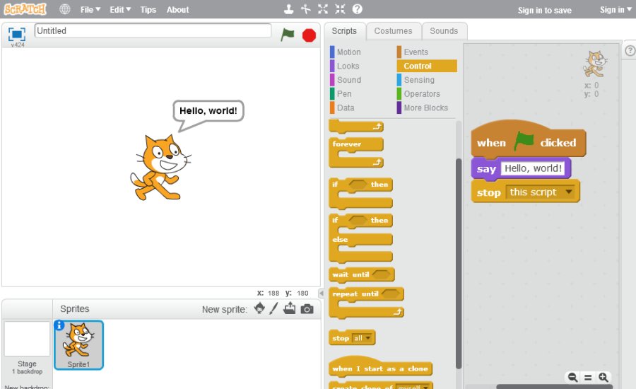 Scratch Visual Programming Language for Children #Scratch #Coding #Teachers seo-gold.com/?p=518