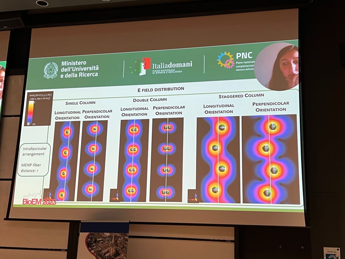 IeiitC's tweet photo. Le ricercatrici @IeiitC Serena Fiocchi ed Emma Chiaramello organizzatrici del WS "Magnetoelectric nanoparticles: applications in medicine and biology" #Bioem23 ad Oxford https://t.co/I5cChPVv8i
