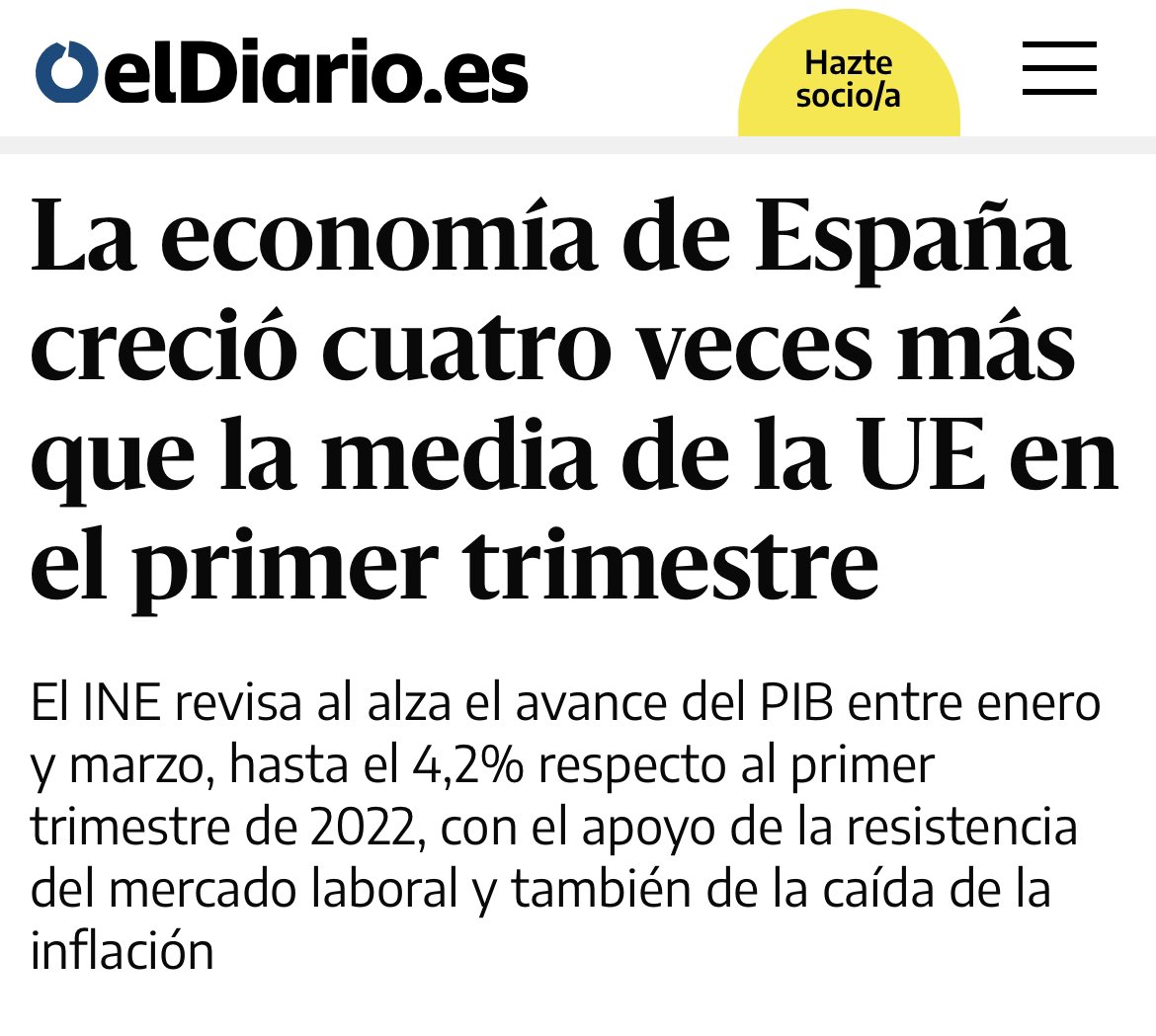 ¿Qué hizo el PP cuando Sánchez negociaba los fondos europeos? Intentar boicotearlo.

¿Qué votó el PP en la reforma laboral? En contra.

¿Qué dijo el PP de la excepción ibérica?  Que era “una demostración de debilidad como país".

Pues aquí los resultados👇🏽