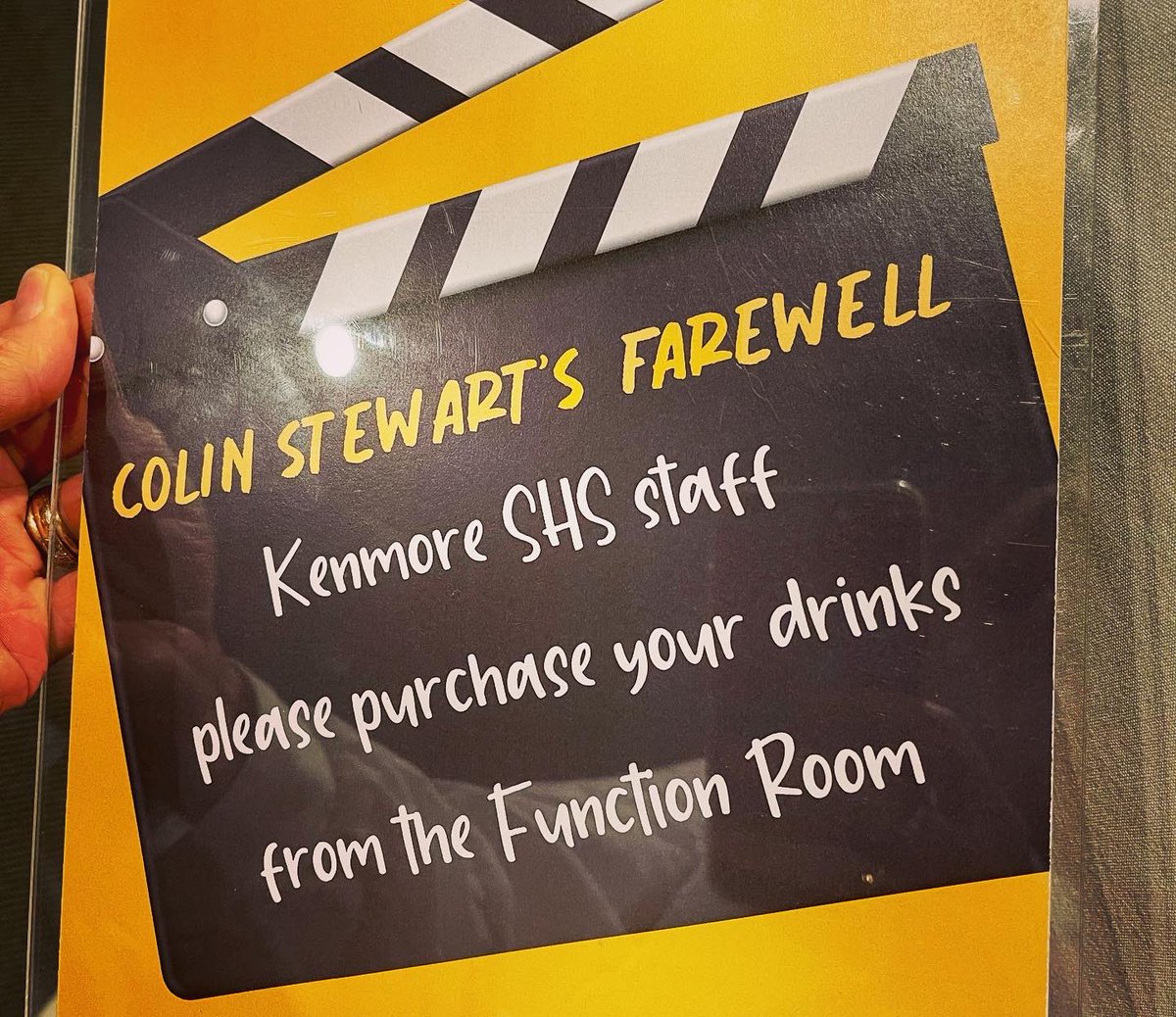 Farewell to a legend! Good luck with your retirement Colin!