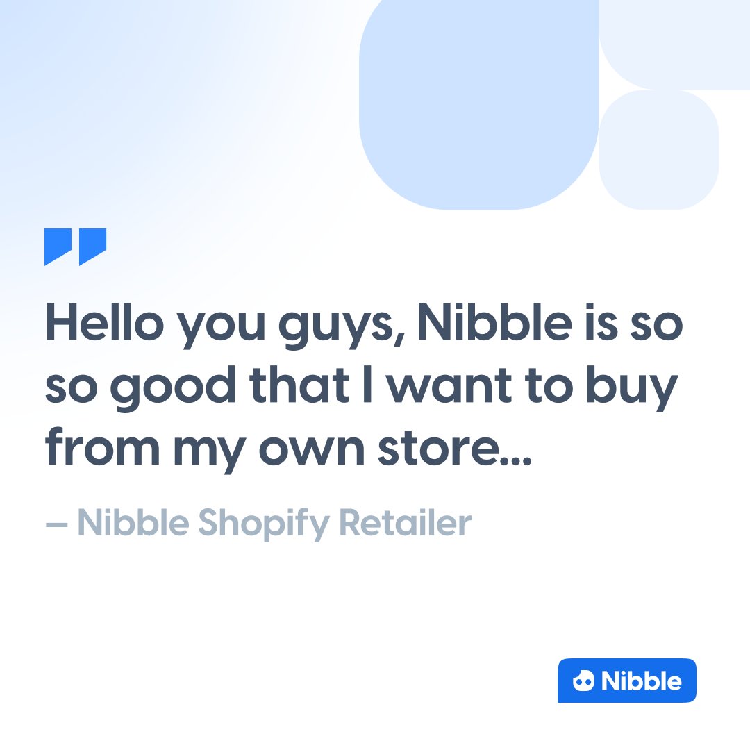 nibblenow's tweet image. This was a nice message to receive from a client this week... I told this store owner I&apos;d give them a great discount if they wanted to buy one of their own products from me 😉
#shopify #ecommerce #retail