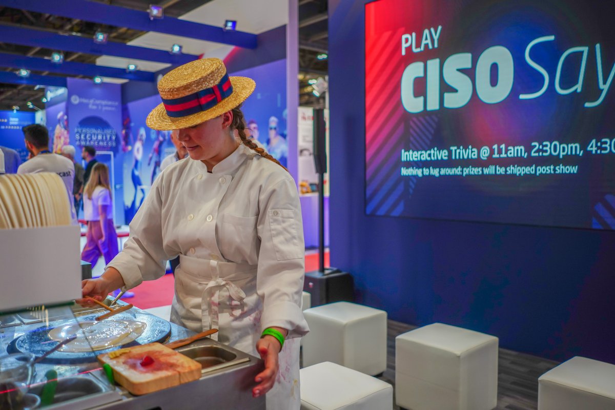And that's a wrap from #InfosecurityEurope. Thanks to everyone who attended our #BEC workshop, played #CISO Says, met us on our stand for a chat, and enjoyed one of our crêpes. See you next year! @Infosecurity
