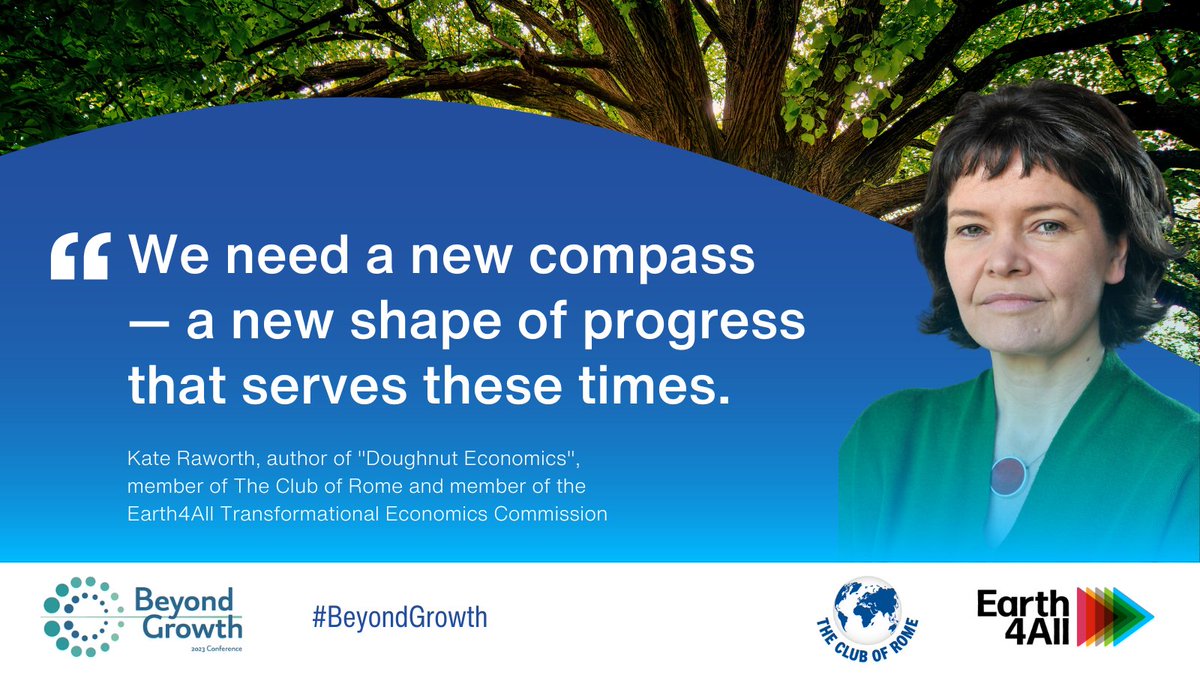 🎯The goal is to meet everyone's needs within the means of this planet, says <a href="/KateRaworth/">Kate Raworth</a>, author of 🍩#DoughnutEconomics.

🎬Watch the session at this year's #BeyondGrowth conference:  ow.ly/Jong50OBZX2
