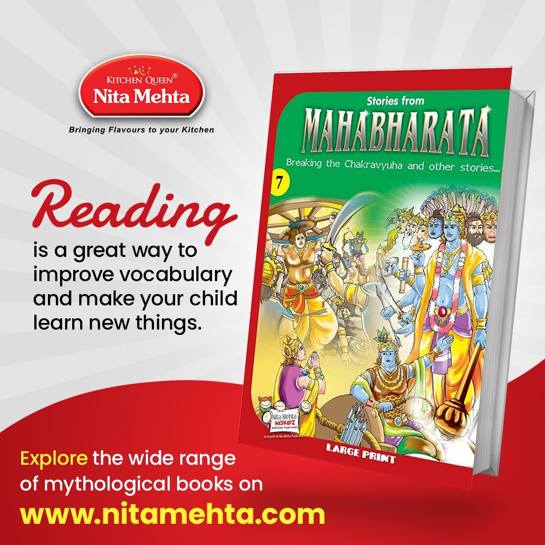 AskNitaMehta's tweet photo. Unlock the realm of words and wisdom with our captivating mythological books! 📚 Shop on https://t.co/LreQJqEwDB and embark on an epic linguistic adventure! #MythologicalBooks #VocabularyEnrichment #AncientTales #NitaMehta https://t.co/v99vPkM0iC