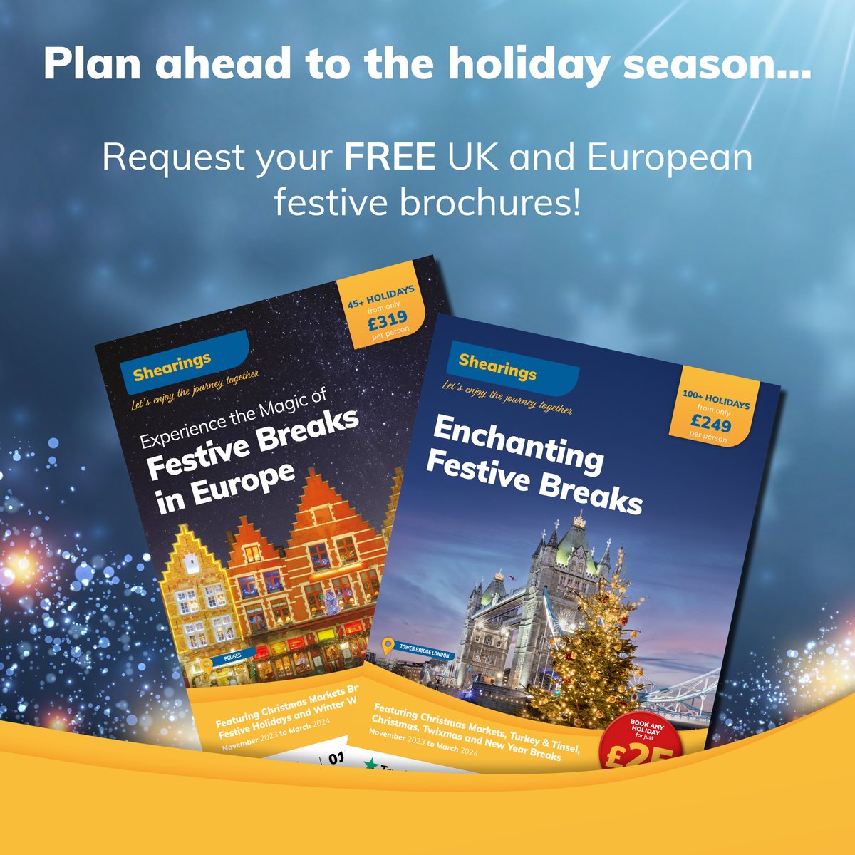 Shearings's tweet photo. What better way to celebrate the holidays than with a magical festive break? Join us in wonderful Llandudno, visit Europe’s incredible Christmas markets, or spend the season along the Spanish Coast. Follow the link and find the festive adventure for you >> https://t.co/OkPhMs5sk5 https://t.co/PHkUG3sNlr