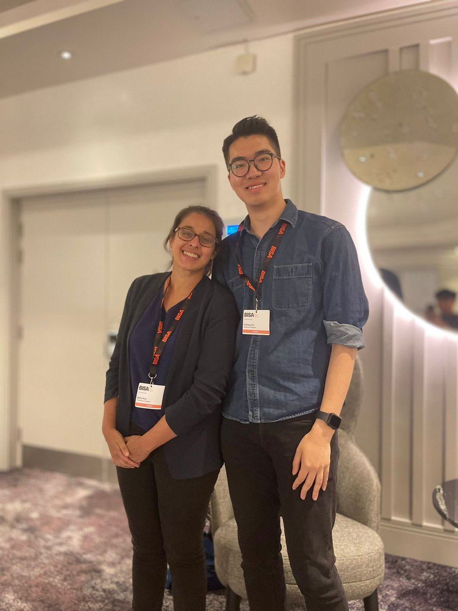 First picture with my amazing supervisor <a href="/MahaRafiAtal/">Dr Maha</a> at #BISA2023