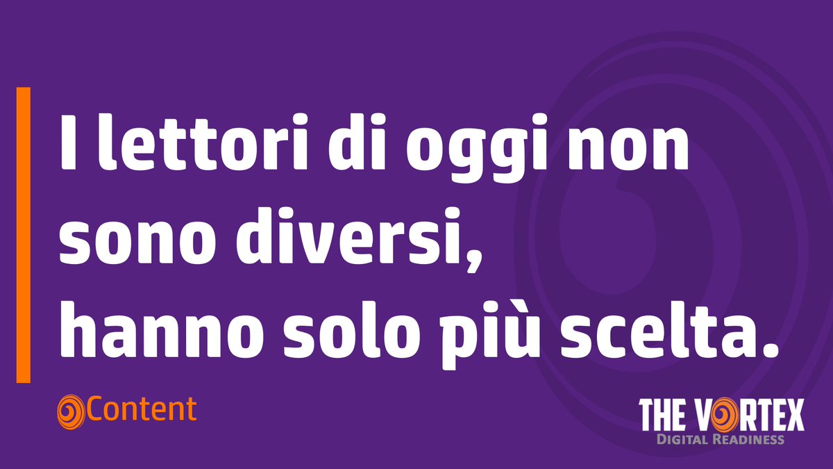 Siamo passati dalla frustrazione di non avere niente da leggere/ascoltare/guardare alla frustrazione di avere troppo da leggere/ascoltare/guardare.
Ne stai tenendo conto nella creazione dei tuoi contenuti?
#content #contentmarketing #socialmediamarketing #editoria