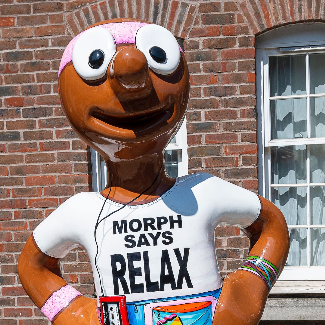 Happy Friday! It's time to relax 😎 Have you spotted Dance-off Morph yet?

🎨 Created by Glen Brooks and Jane Mota

<a href="/MorphLDN/">Morph’s Epic Art Adventure London</a> | <a href="/AmazingMorph/">Morph</a> | <a href="/WhizzKidz/">Whizz Kidz</a> 
#wildinart #morphsadventurelondon