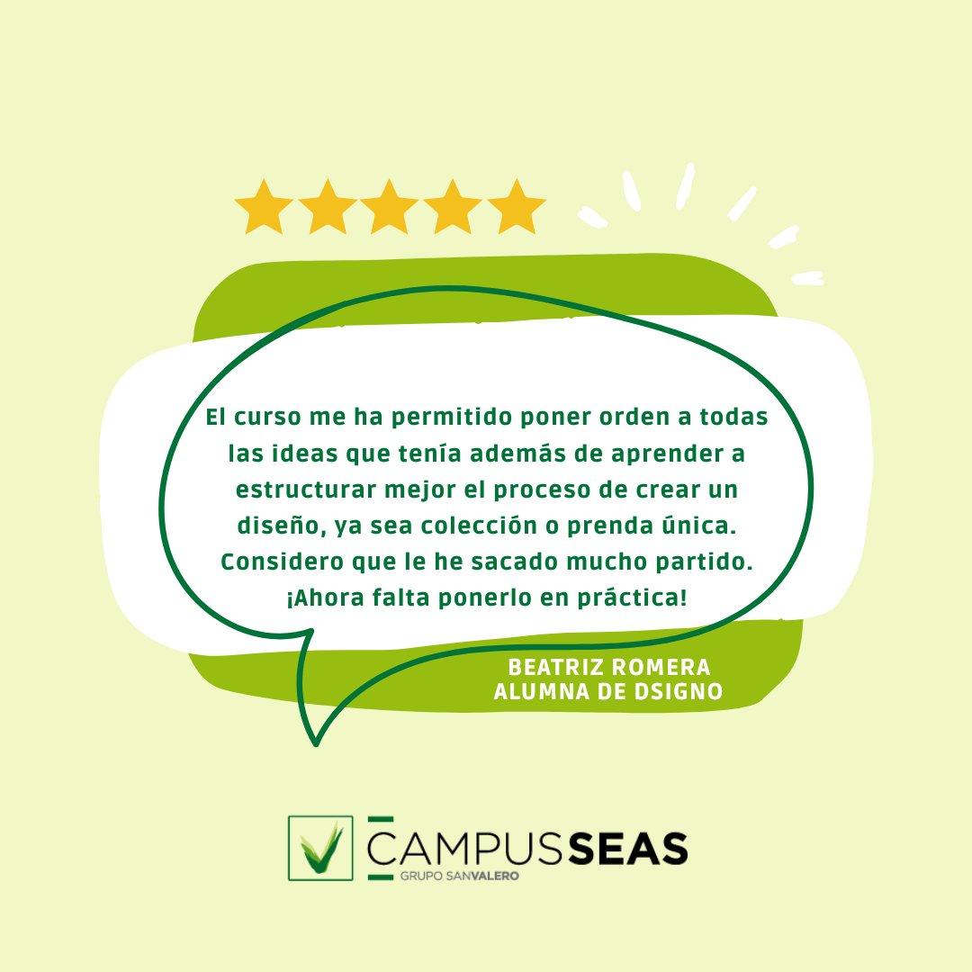 👉 Nuestra alumna, Beatriz Romera, habla de su experiencia estudiando en #DSIGNO: