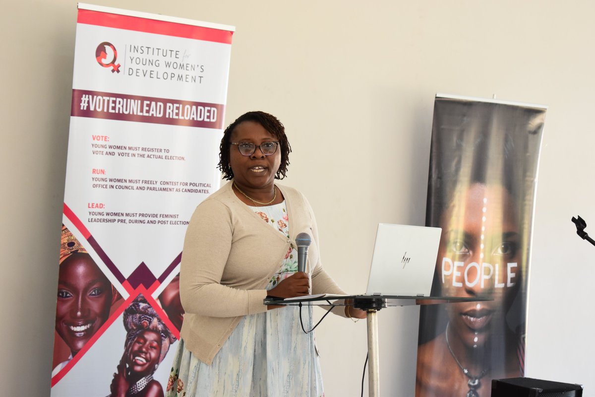 YoungWomenInst's tweet photo. In partnership with @HivosWiL under our flagship program #VoteRunLeadReloaded, young women & women are exercising their agency to participate in the electoral processes as Voters (Vote), Candidates (Run), and Leaders (Lead). @glanyline @WLSAZW @WCOZIMBABWE https://t.co/yPaejDPGm6
