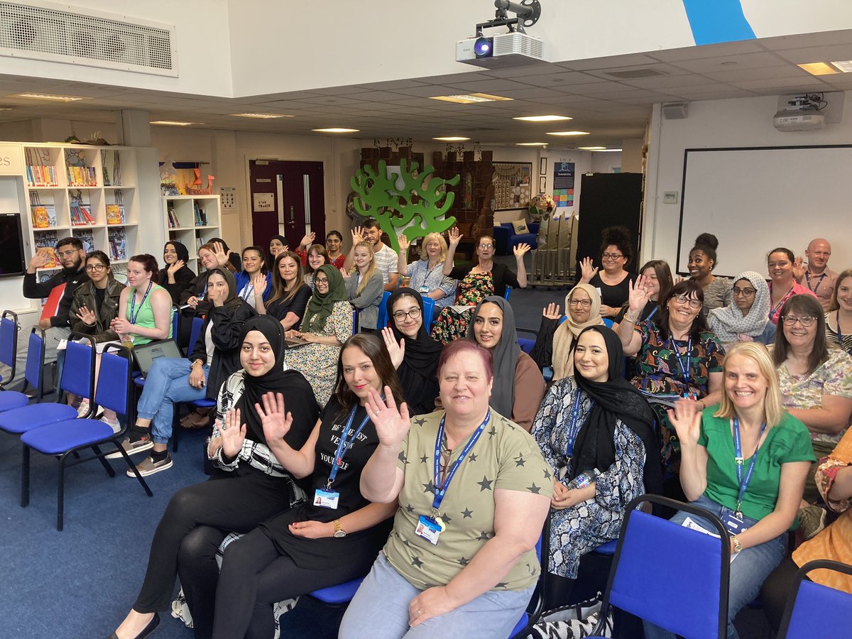 The amazing Oasis Hobmoor team, ready for the National Oasis Inset Day 2023!