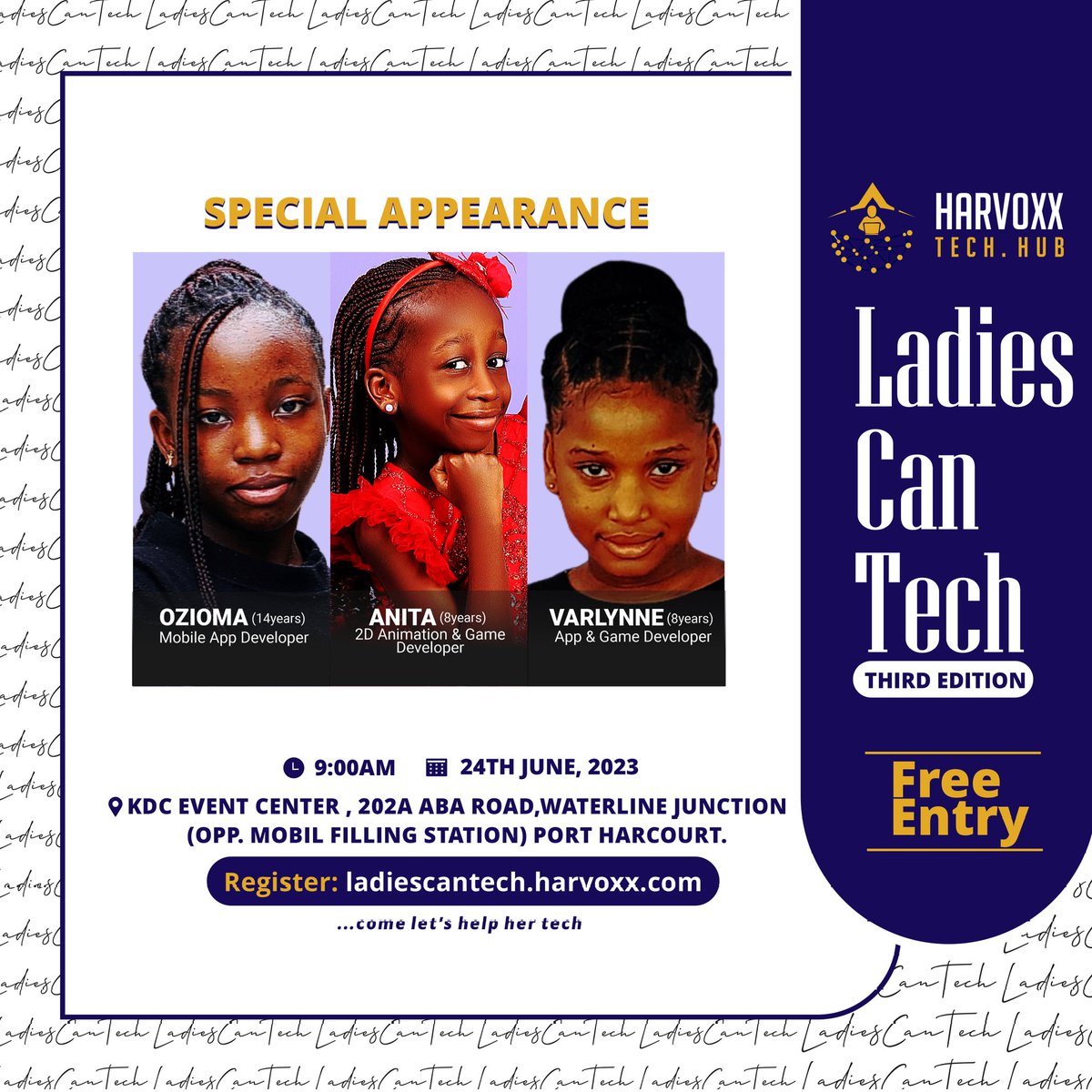 HarvoxxH's tweet photo. We said the LADIES CAN TECH - 2023 is for everyone.
We didn't come to joke

Our SPECIAL APPEARANCES for the #ladiescantechseason3 💃💃

Yes, everyone can tech
Catch them young for tech🥰

#phtwittercommunity #Titan #submarino #Titanic #OceanGate #implosion #Submersible #JENNIE https://t.co/b3djoE2zv8