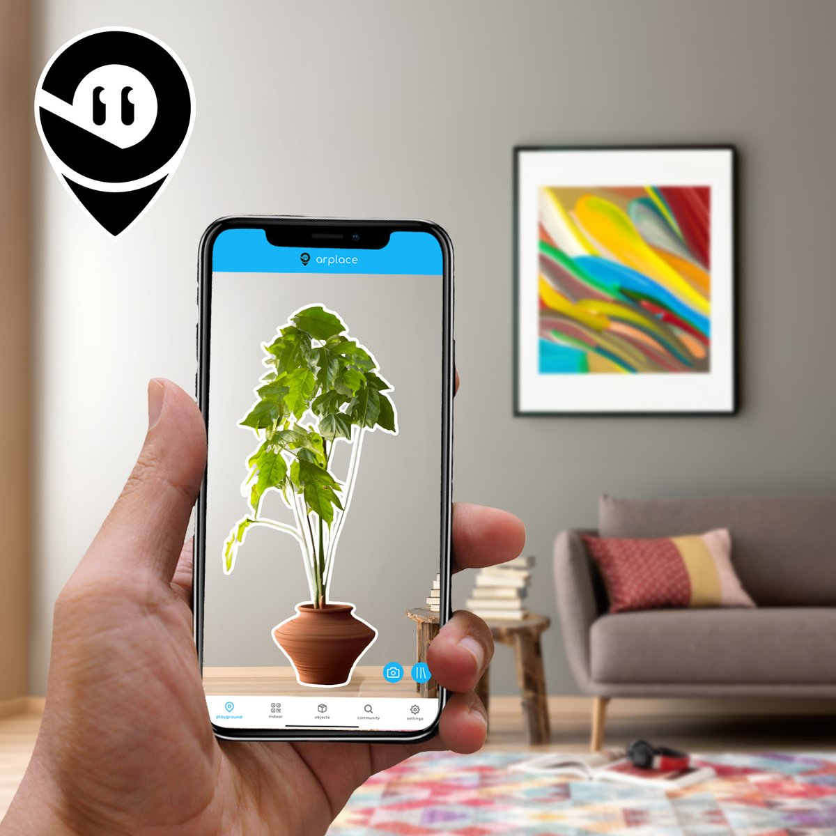 with arplace, you can virtually bring any plant into your environment before making a buying decision.

very beneficial indeed for your customers @hornbach_tweets.

#hornbach #augmentedreality #3d #arplace #plants #arshopping #outdoor #furniture #interiordesign
