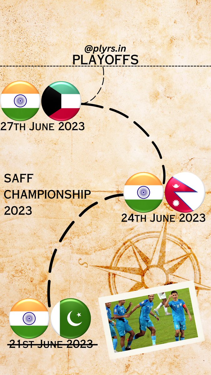 One down 2 to go!
Sunil Chhetri's hat-trick, goalkeepers masterclass in keeping the clean sheet. With this form and crowd support no one is stopping us from lifting the SAFF cup!🏆🇮🇳
.
#BlueTigers #SAFFChampionship2023 #INDvsPAK #footballindia