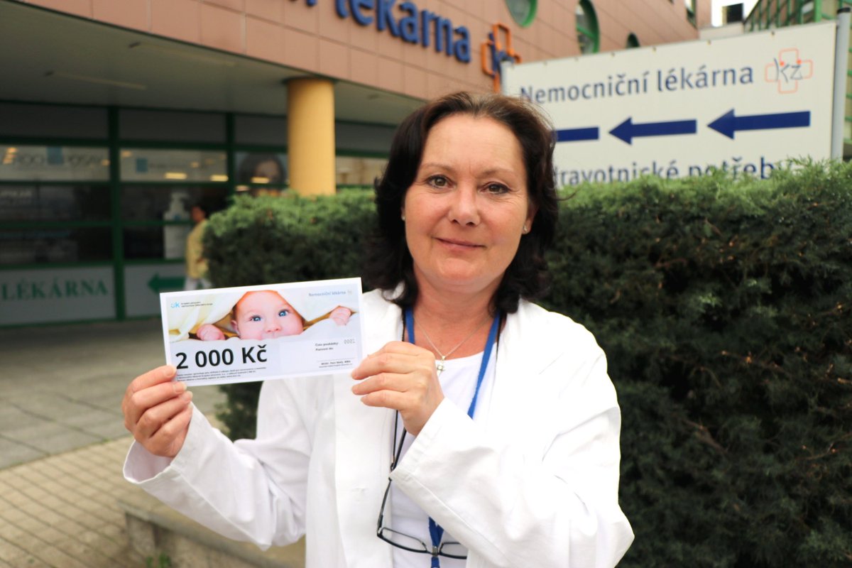 Od 1. července dostanou všechny maminky, které se rozhodnou přivést na svět potomka v našich porodnicích, poukázku na 2000 Kč do Nemocniční lékárny na produkty pro novorozeně a matku.
Více zde: kzcr.eu/cz/kz/o-spolec…