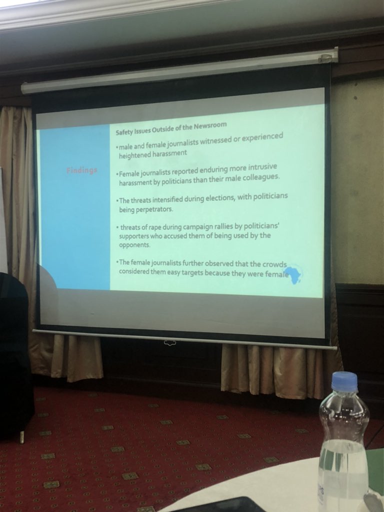 Examining the gendered dimensions of journalists safety based on UNESCO’s journalists safety indicators. 
#Safetyofjournalists
#GenderedDimensions