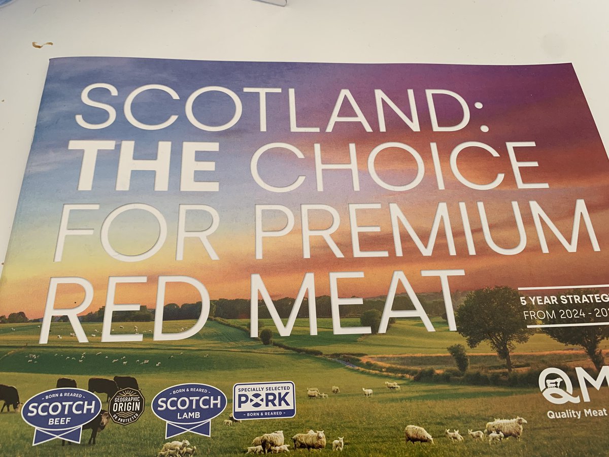 JulieHL's tweet photo. Rousing start to Day2 @RoyalHighlandShow at the @QMScotland breakfast launch of their new strategy to make #Scotch THE choice for premium red meat #leadership #ambitious #bold @ScotRuralLeader @ruralsarah https://t.co/mJOB4HZ7Nw
