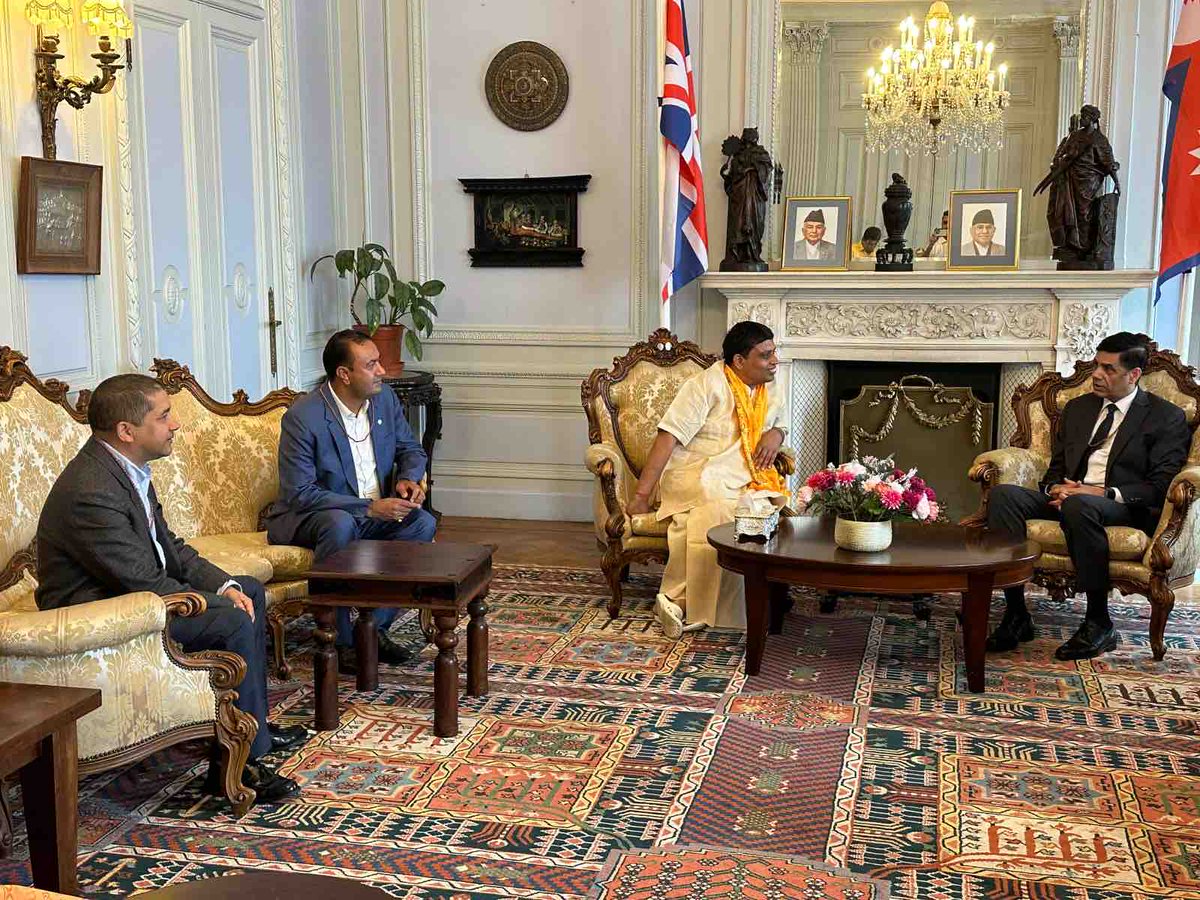 Patanjali Yog Peeth (UK) Trust (Official Account) (@pyptuk) on Twitter photo It was a privilege for our Trustees <a href="/Ach_Balkrishna/">Acharya Balkrishna</a> Acharya Bal Krishna and <a href="/Sunita_Poddar/">Sunita Poddar</a> Sunita Poddar to visit the Nepalese Embassy in the UK yesterday
#InternationalYogaDay2023 It was a privilege for our Trustees <a href="/Ach_Balkrishna/">Acharya Balkrishna</a> Acharya Bal Krishna and <a href="/Sunita_Poddar/">Sunita Poddar</a> Sunita Poddar to visit the Nepalese Embassy in the UK yesterday
#InternationalYogaDay2023