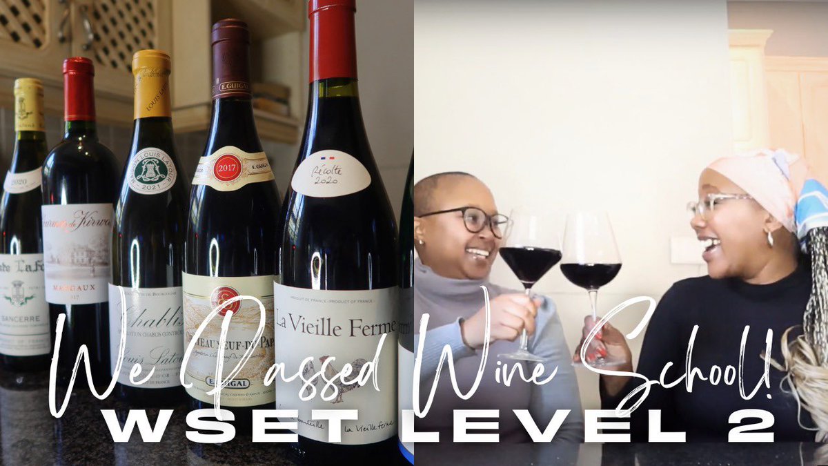 wine__ish's tweet photo. We passed wine school! Our WSET LEVEL 2 Journey 🍷🎓 | #sayoutuber #wineish https://t.co/TkdRfIVvIF via @YouTube

We’re international baby! Catch up with us on our @WSETglobal journey 🥰👩🏽‍🎓 

Please don’t forget to hit the subscribe button ♥️ https://t.co/w0Q0cCZUc0