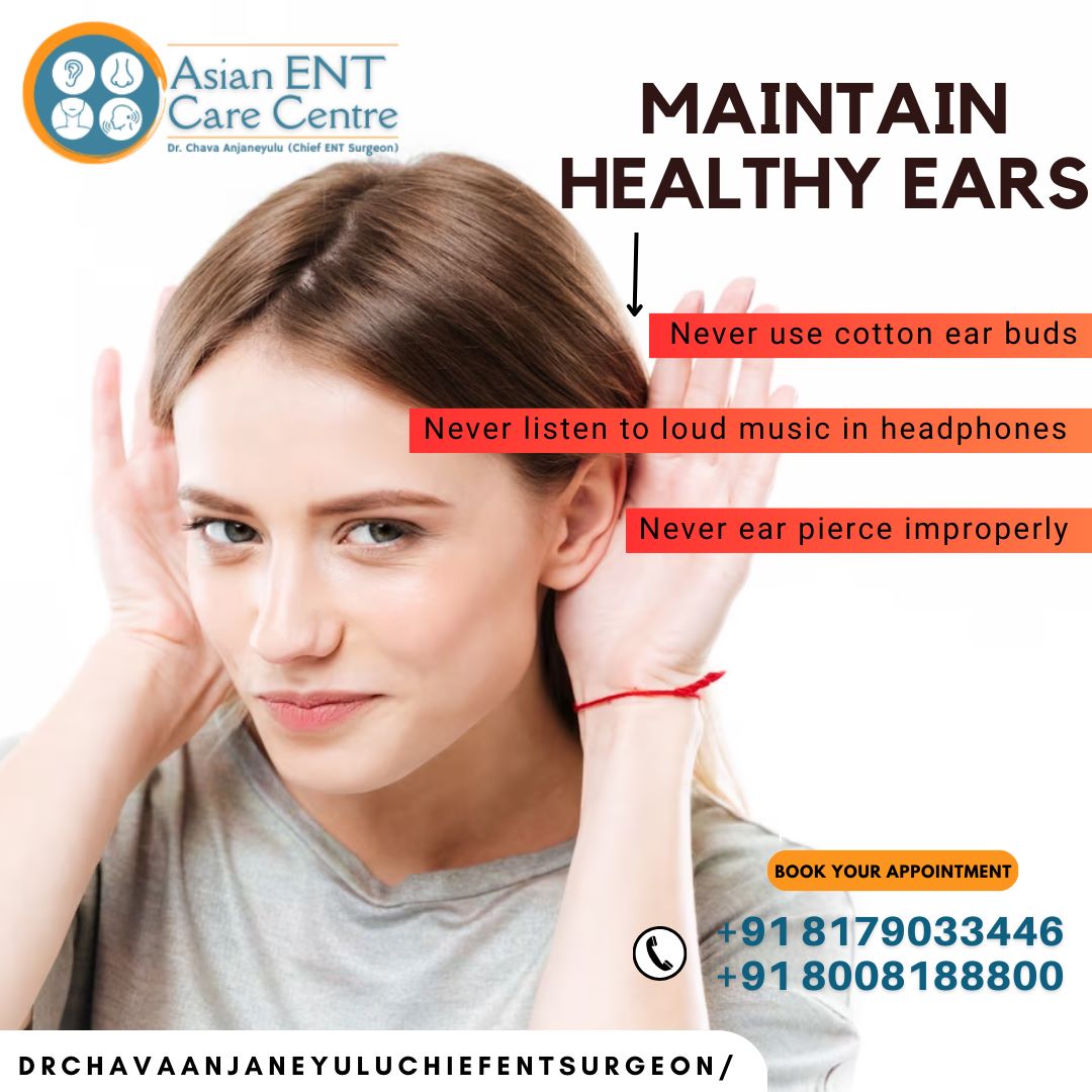 #DidYouKnow #DoYouKnow #DYK about how to #MaintainHealthyEars ?
#HealthyEarTips #EarTips #EarHealthyTips #EarHealthcareTips #HealthCareTips  #HealthCareTipsAboutEars #HowToMaintainEars #HowToTakeCareOfEars #DosAndDontsWithEars #EarPrercing #EarPhoneExcessUsage #CottonSwabsInEars