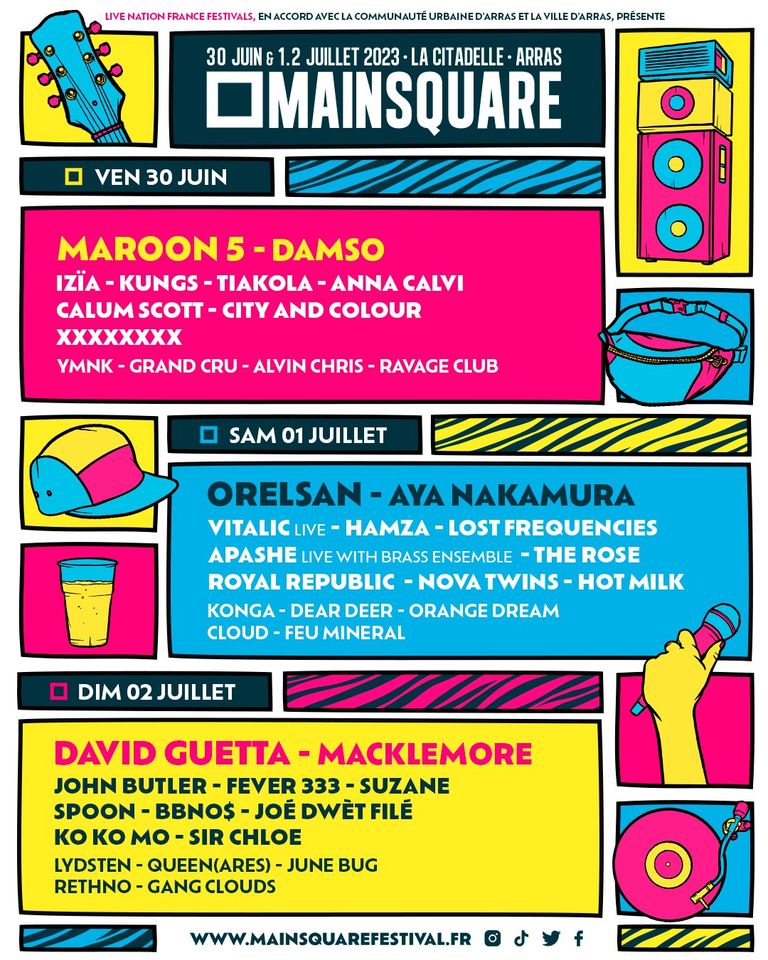 pasdecalais62's tweet photo. #CONCOURS 🎶 Le Département, partenaire du @MainSquareFest, vous invite à l'un des plus beaux festivals d'Europe🔥 Pour participer pour la journée du samedi 1/7 : 🗸follow @pasdecalais62, 🗸RT, 🗸taguez 2 personnes 🍀 Résultats sous ce post le 26/6, 12h. Réservé aux +18 ans https://t.co/c7qoQguJE1