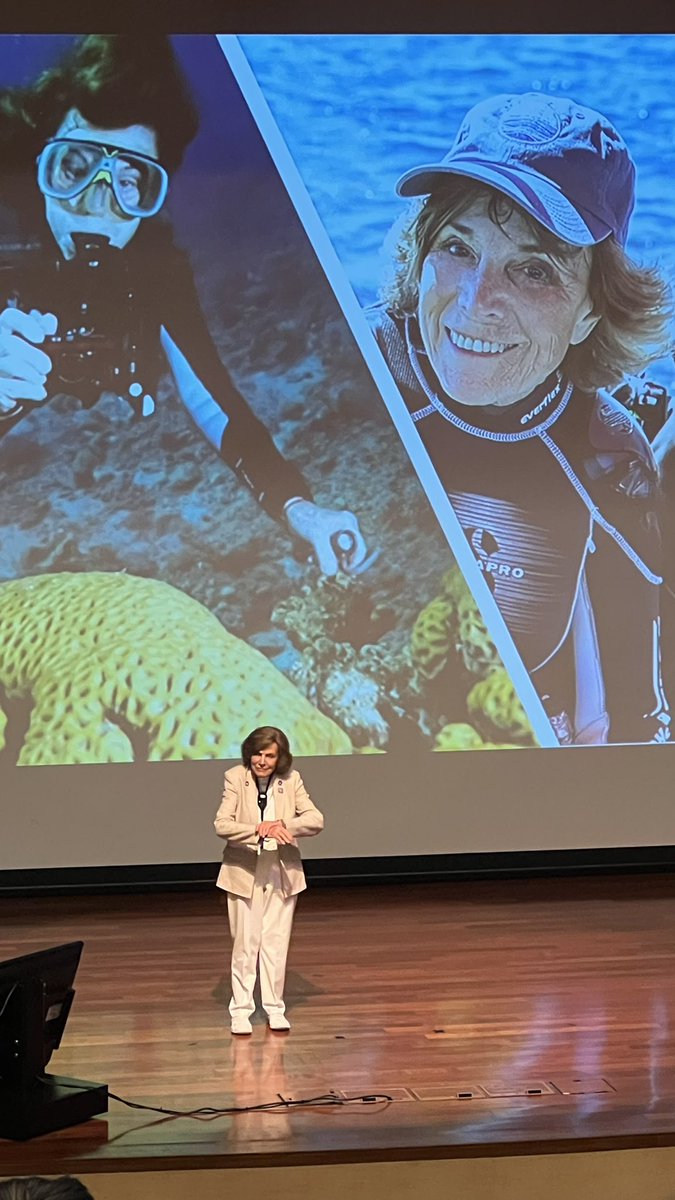 The one and only @SylviaEarle making a surprise appearance at the @apcrs2023!