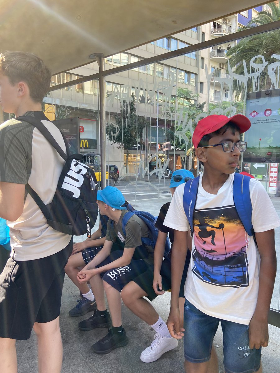 wgsbbarca2023's tweet photo. Boys all fine- took a bit of encouragement to get them out of bed this morning but hats on and ready for the day https://t.co/KiOPW2dmgn