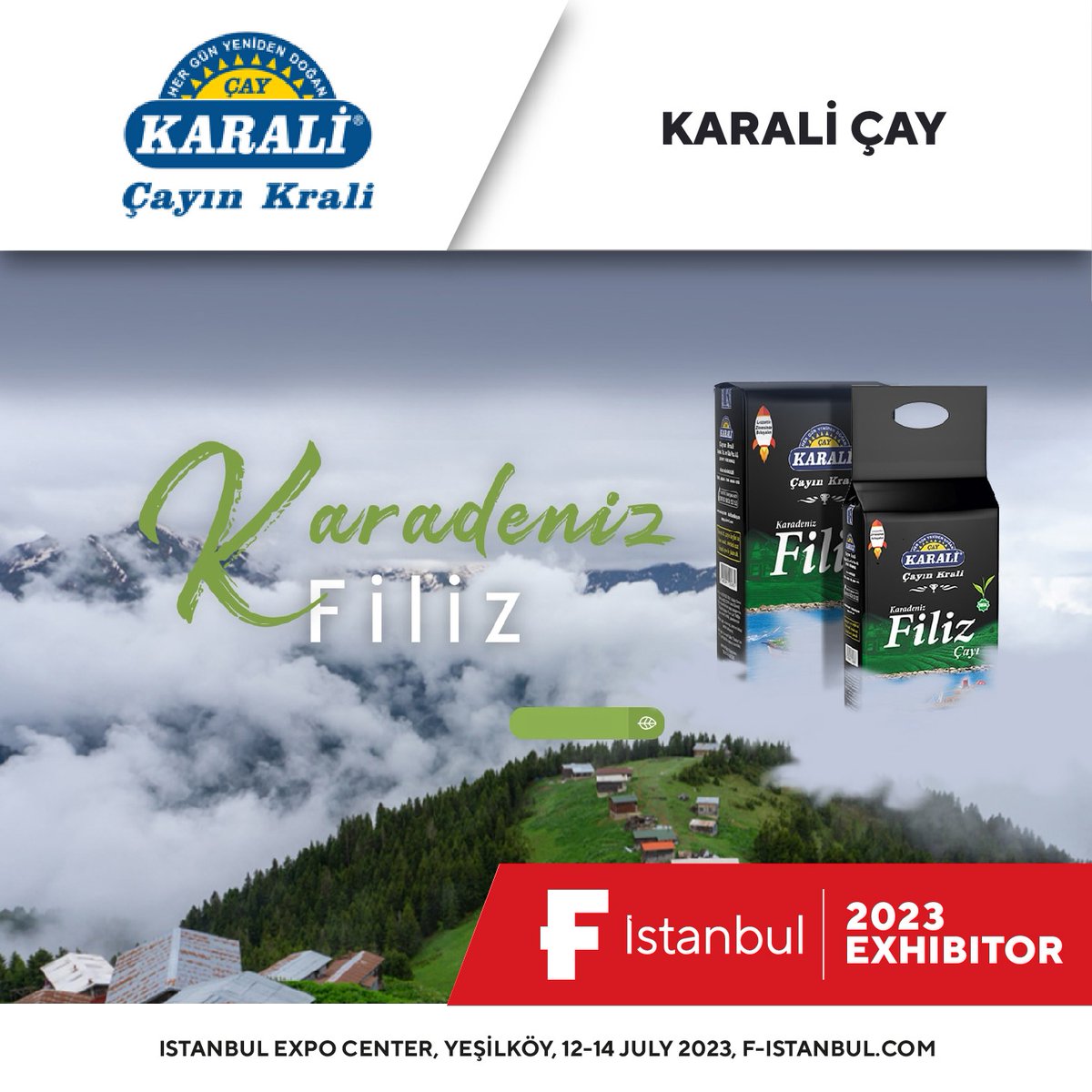 F İstanbul 2023 Fuarına herkesi bekliyoruz...

#fuar #çay #karalicay
