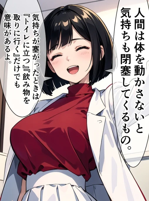 気持ちが塞がったときは、とにかく動くことが大切と話す女医。