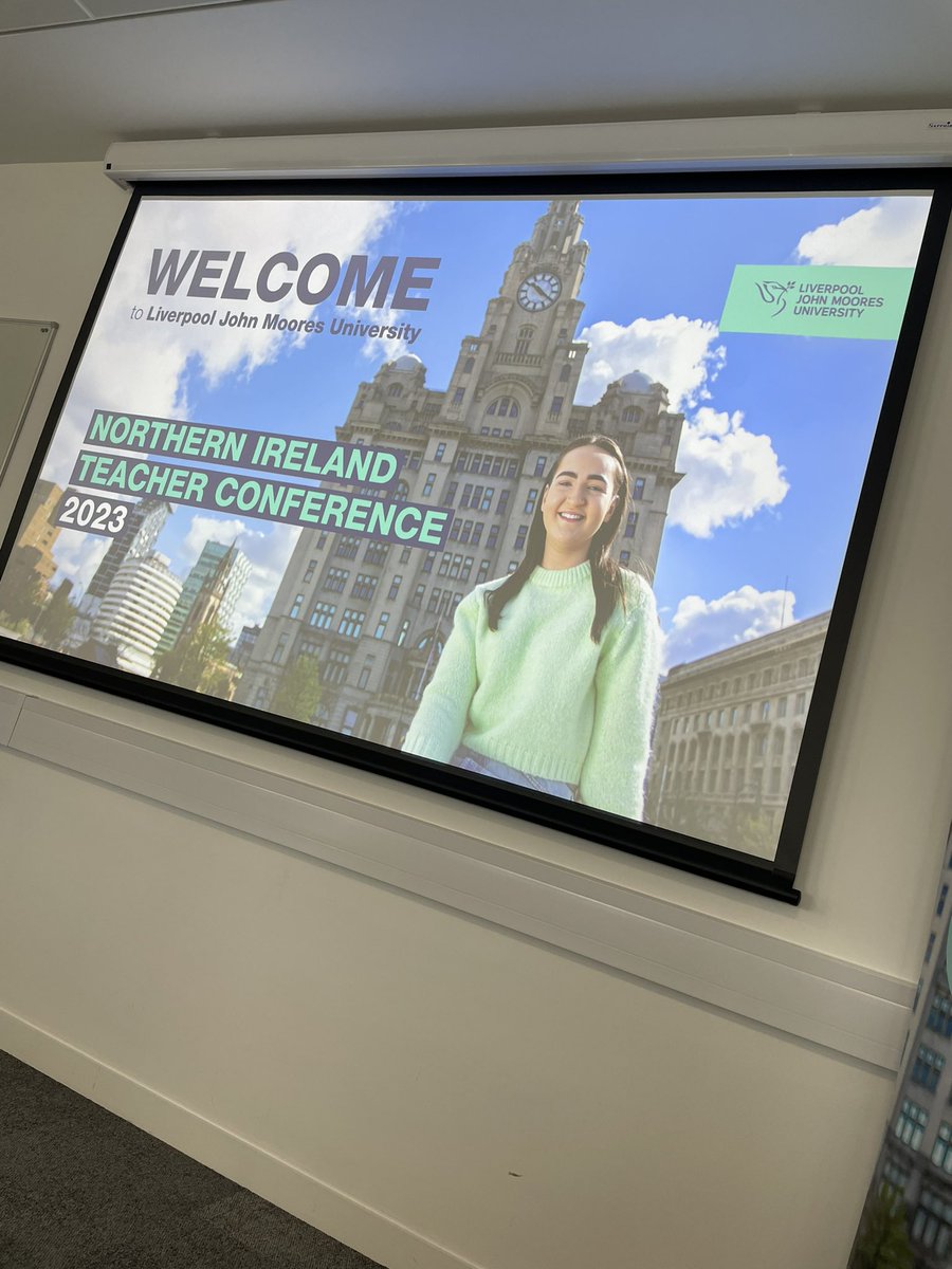 Excited to be in <a href="/LJMU/">Liverpool John Moores University</a> today for Northern Ireland Careers Teachers Conference 2023