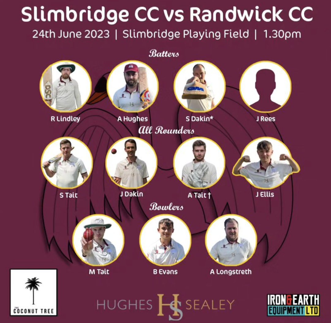 Slimbridge CC (@slimbridgecc) on Twitter photo Team news to face <a href="/RandwickCC/">Randwick Cricket Club</a> at the SCG tomorrow! Going to be another hot one #uppabridge #drinksat10 #morssonthecourse? Team news to face <a href="/RandwickCC/">Randwick Cricket Club</a> at the SCG tomorrow! Going to be another hot one #uppabridge #drinksat10 #morssonthecourse?