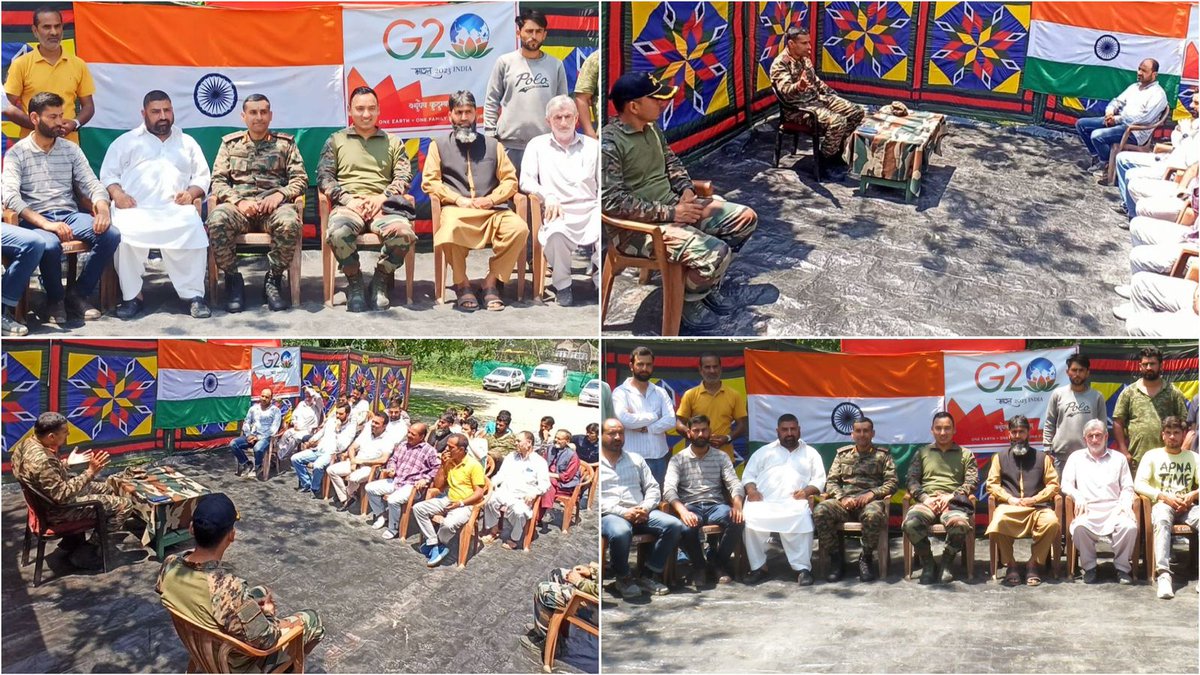 ToofaniBaba1's tweet photo. Commandant, Wussan Battalion interacted with the taxi drivers and trader's association of Kangan area.
@Mesmer_Manasbal
@official_dgar
#ChaiparCharcha
#IndianArmyforAwaam
#Kashmiriyat https://t.co/MTfsHMpaFc
