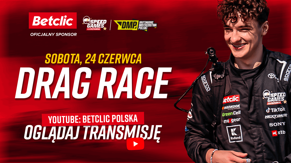 BetclicPolska's tweet photo. Franio, Wojtek Gola, DeeJayPallaside, a może Kasia Dziurska?😏
Kto wygra Drag Race na #SpeedGames na Bemowie?🏎
OGLĄDAJ TRANSMISJĘ od 17:30➡ https://t.co/hC9KPBAEpj https://t.co/yhIagXLUUk