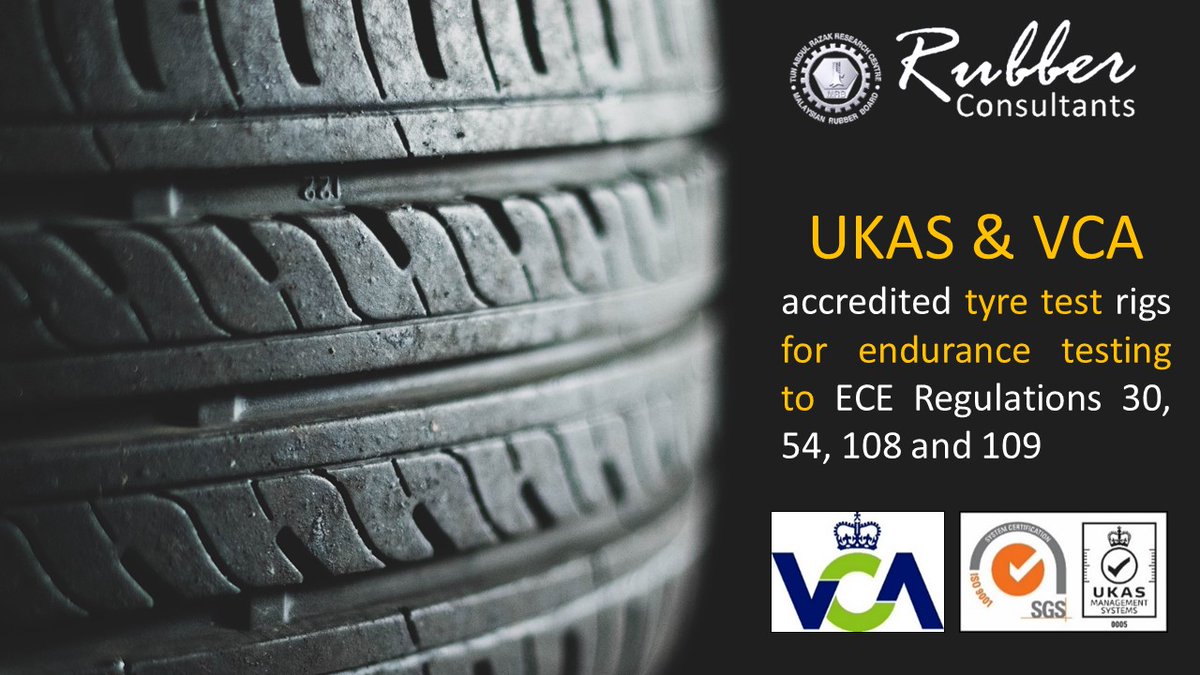 We offer a unique #tyre #testing services for #passenger and #truck #tyres! 

📌PAH testing
📌Wear testing 
📌Retreading facilities 
📌Analysis of tyre construction &amp; tyre component     formulations 

☎️(+44)1992584966
✉️info@rubberconsultants.com 
🌐rubberconsultants.com