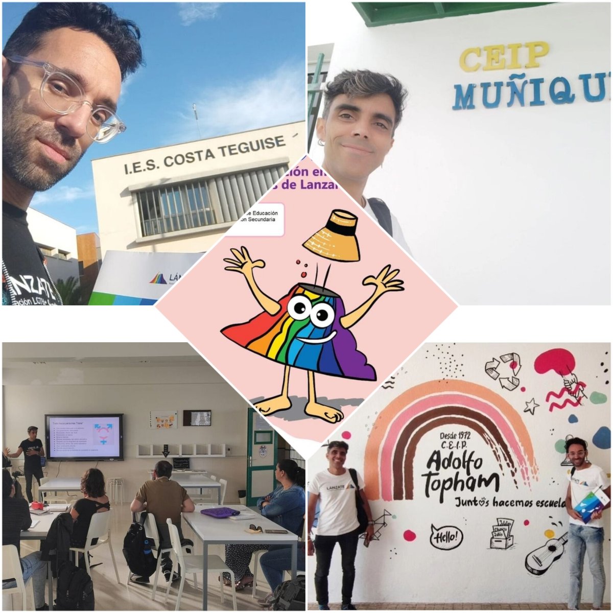 ✅ Hoy termina el curso escolar y cerramos el programa educativo Normalizando la Diversidad

Un programa educativo que trabaja mano a mano con la consejería de educación de Gobierno de Canarias en la formación de profesorado y alumnado en realidades LGTBI+
#educandoendiversidad