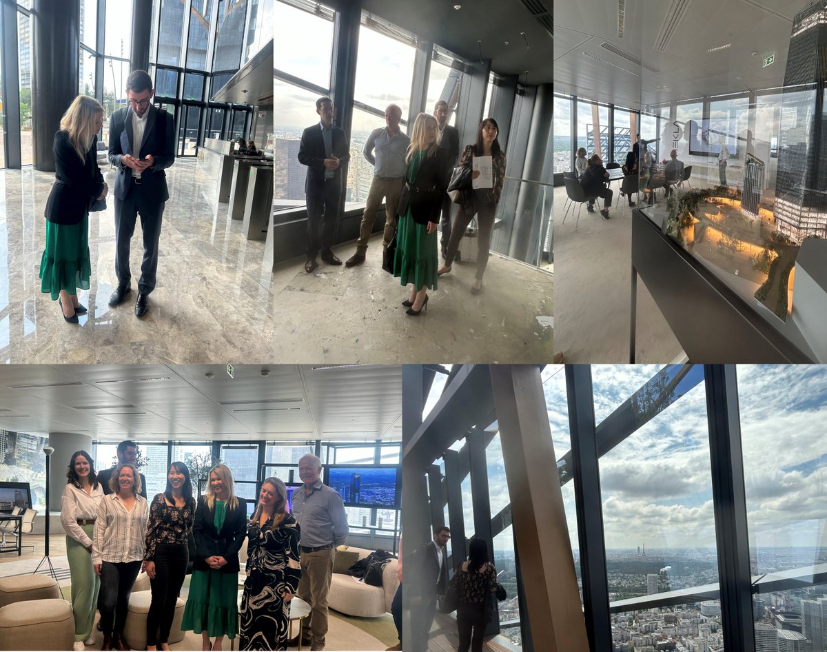 Visite de travail du futur siège de @WTWfr. 
Résolument collaboratif, hyper connecté, et respectant les normes environnementales et de bien-être au travail les plus exigeantes, il sera l’écrin parfait de nos ambitions.
#NouvelleEtape #HQE #QVT